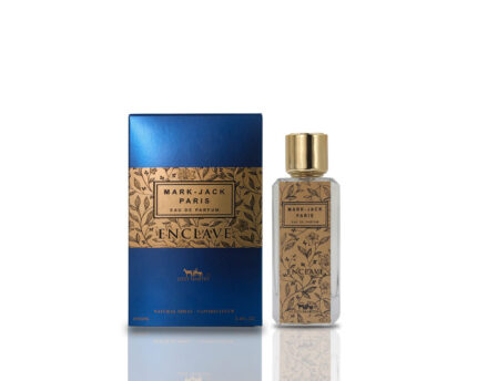 Enclave by Loui Martin 100ml perfume bottle with gold cap and floral label.
