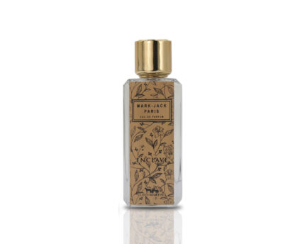 Enclave by Loui Martin 100ml perfume bottle with gold cap and floral label.