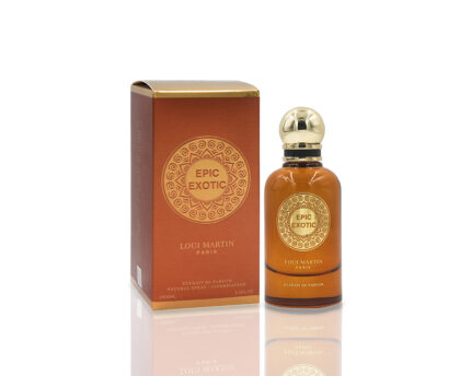 Epic Exotic by Loui Martin 100ml Extrait de Parfum bottle.